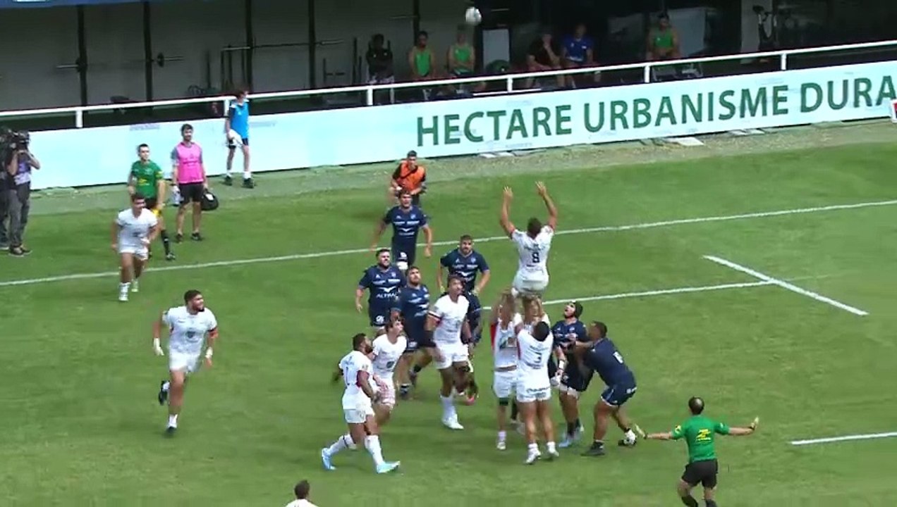 TOP 14 - Essai de Thomas RAMOS (ST) – Montpellier Hérault Rugby – Stade Toulousain