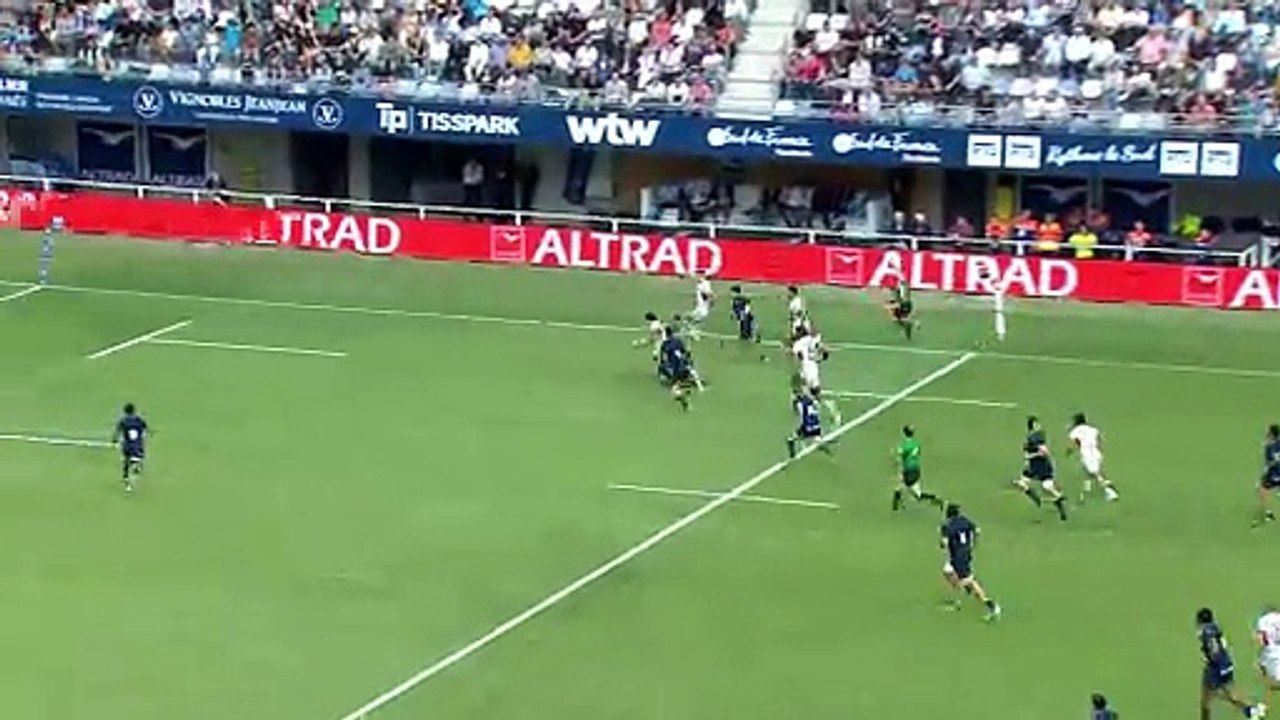 TOP 14 - Essai de Ange CAPUOZZO (ST) – Montpellier Hérault Rugby – Stade Toulousain