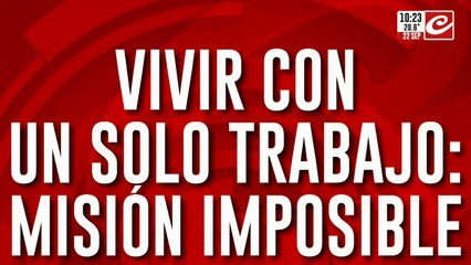 Vivir con un solo trabajo: misión imposible
