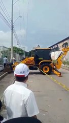 Se salvó de morir aplastado