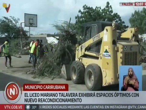 Falcón | Bricomiles recuperan infraestructura del Liceo Mariano Talavera en el mcpio. Carirubana