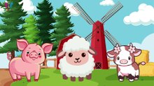 The Animals On The Farm - Animals and Farm Song for Kids - Super Simple Songs