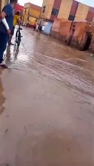 أمطار الخير بمدينة وجدة شرق المغرب