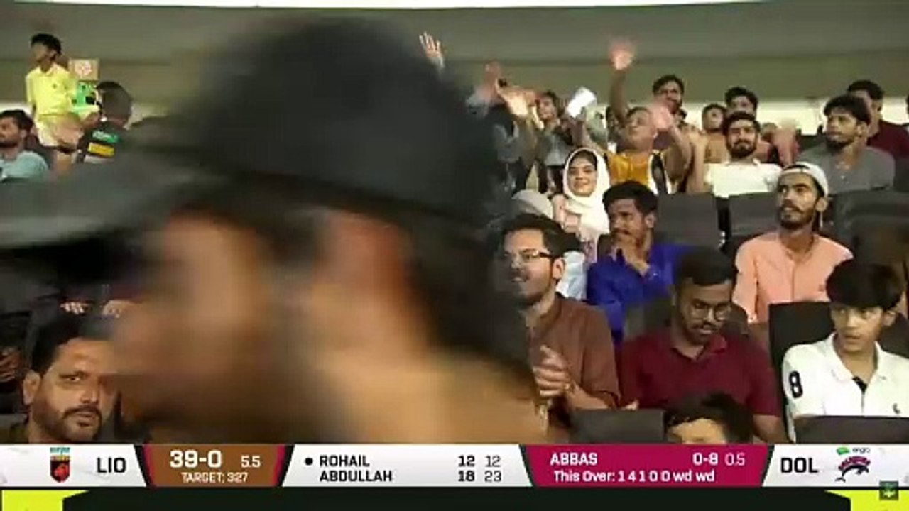 Rohail Nazir Scores 62 Runs | Lions vs Dolphins | Match 10 | Bahria Town Champions Cup | M9A1K