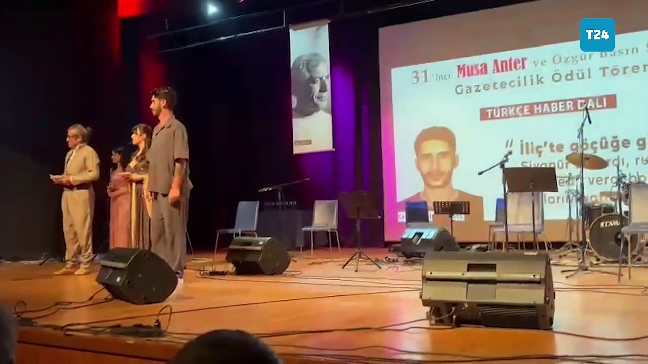 Musa Anter Gazetecilik Ödülü' T24 muhabiri Cengiz Anıl Bölükbaş'ın 'İliç'te göçüğe giden yol' haberine verildi