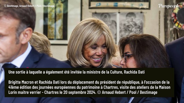 Brigitte Macron très proche de Stéphane Bern à Chartres : la Première dame ne quitte pas l'animateur