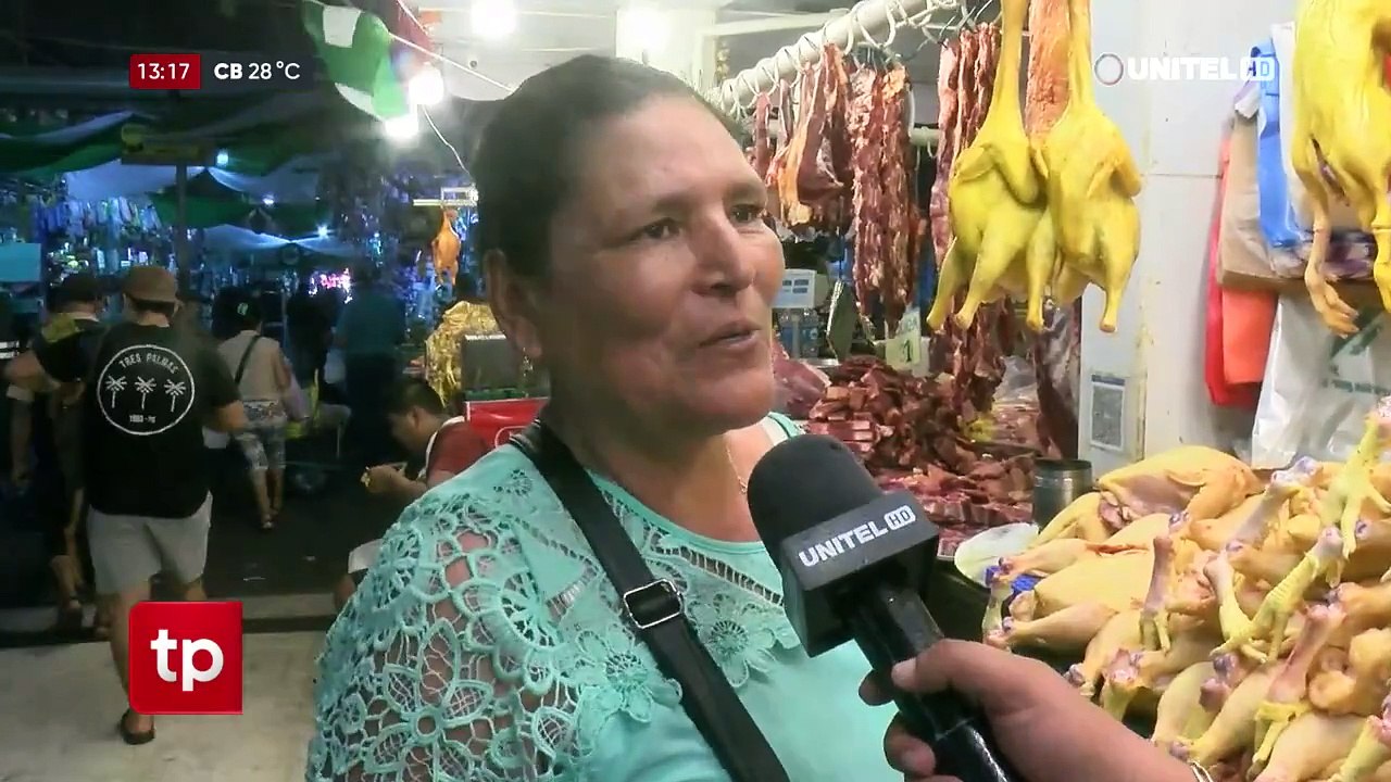 Reportan incremento en el precio del kilo de pollo en los mercados de Santa Cruz y La Paz