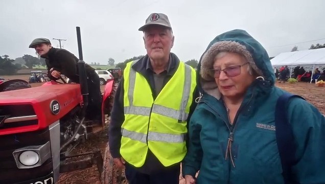 Can a ploughing competition still work in full rain. We find out near Much Wenlock.