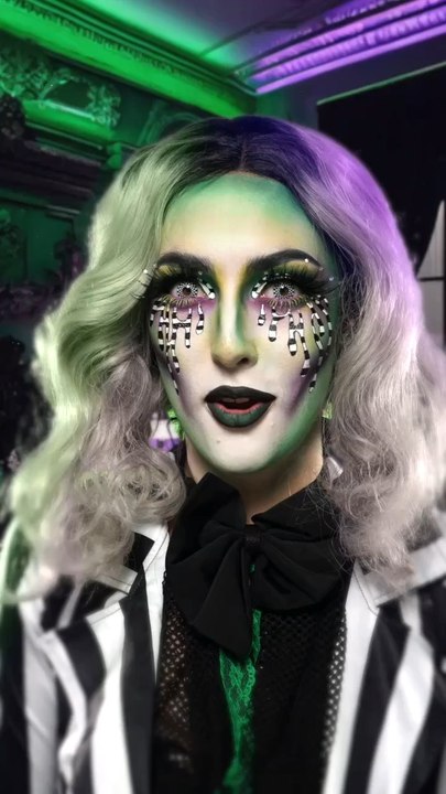 Beetlejuice makeup 