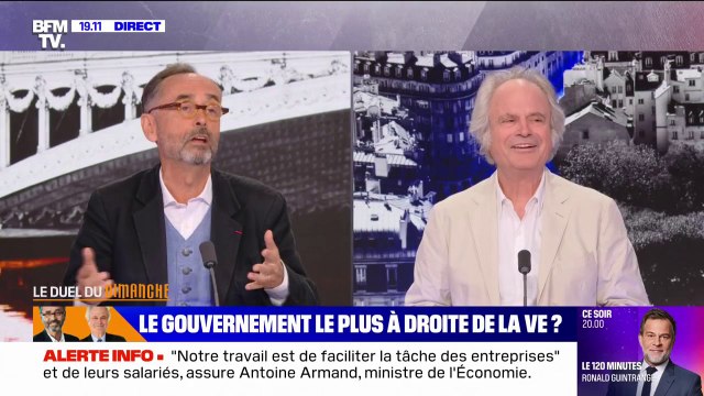 Robert Ménard, maire de Beziers: Oui, c'est un gouvernement de droite et je suis hyper content