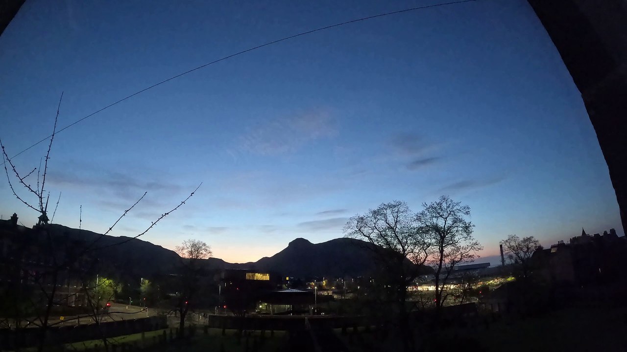 Not quite the sun rise I expected