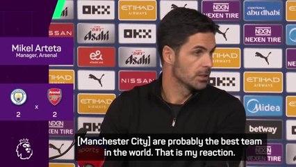 Arteta 'so proud' of Arsenal despite conceding last minute equaliser