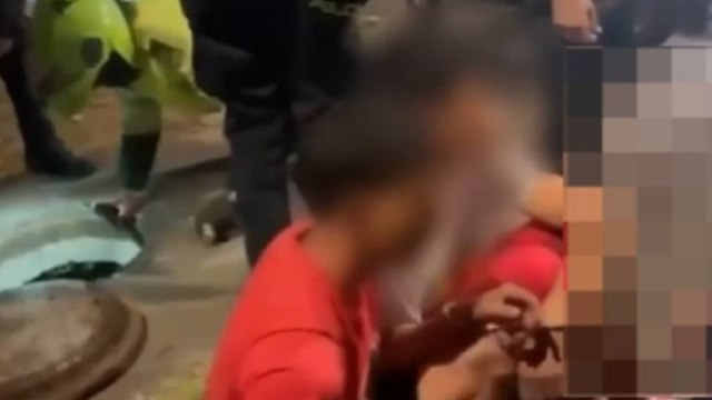 Así cayeron cuatro extranjeros que estaban robando cables de cobre avaluados en 54 millones en Bogotá