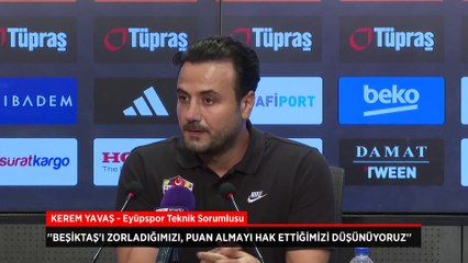 Kerem Yavaş: Puan almayı hak ettik