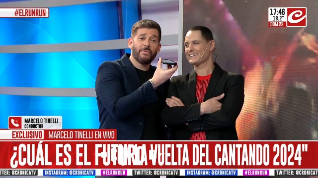 Marcelo Tinelli defendió a Millet Figueroa como jurado del 'Cantando' y felicitó a Susana Giménez por su vuelta a la TV