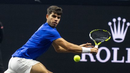 Unfassbarer Volley: Alcaraz bringt alle zum Staunen und Europa den Sieg