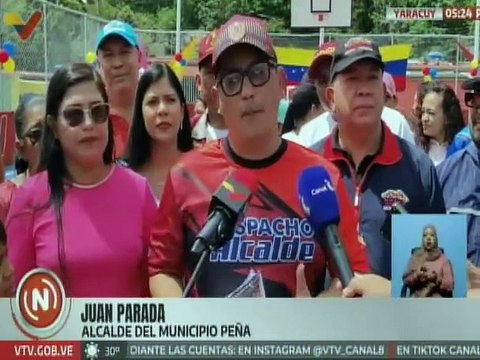Yaracuy | Plan Pinta Tu Cancha Bella Tricolor recupera espacios deportivos del mcpio. Peña
