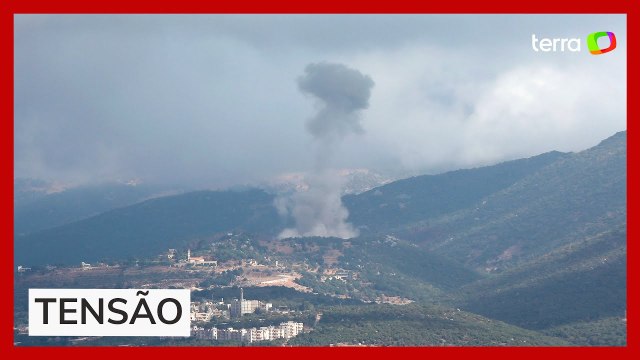 Israel bombardeia alvos no Líbano em resposta a ataques feitos pelo Hezbollah