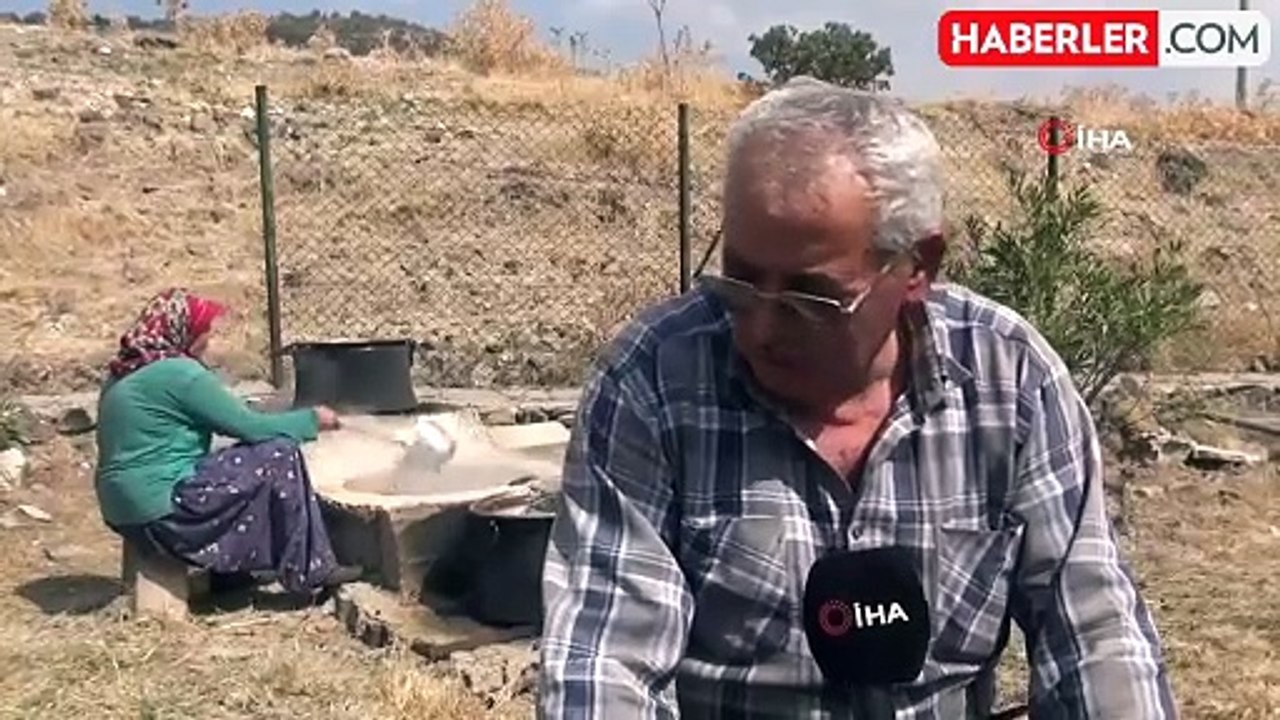 Manisa'da Geleneksel Pekmez Yapımı Başladı