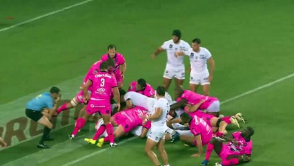 TOP 14 - Essai de Jean-Baptiste GROS (RCT) – Stade Français Paris - RC Toulon