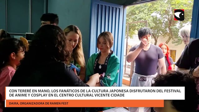 Con tereré en mano, los fanáticos de la cultura japonesa disfrutaron del festival de anime y cosplay en el Centro Cultural Vicente Cidade