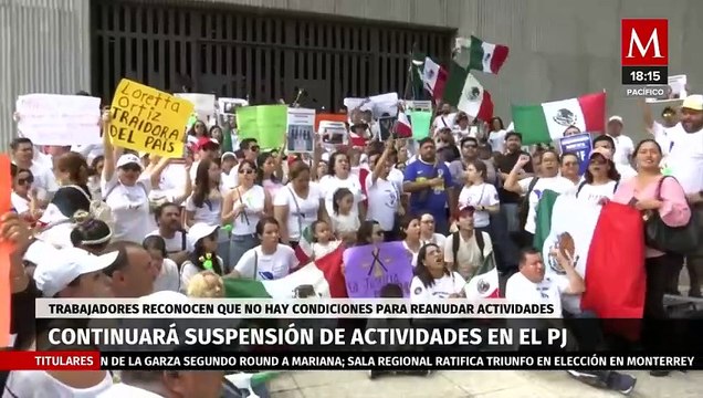 Continuará la suspensión de actividades en el Poder Judicial