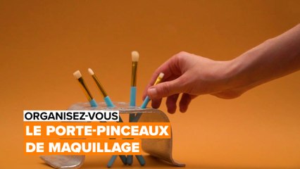 Organisez-vous : gardez vos pinceaux bien rangés