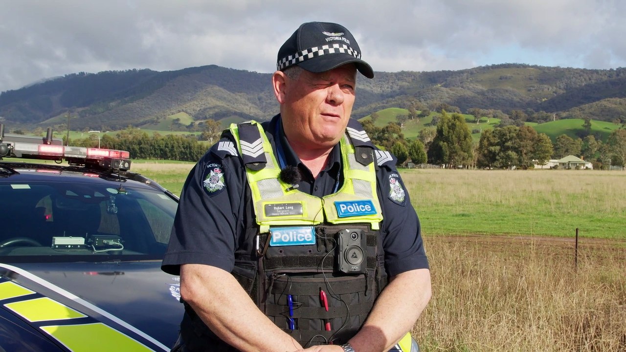 WATCH: Sergeant Robert Long of the Victoria Police Heavy Vehicle Unit discusses the operation.