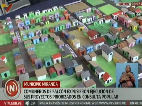 Comuneros de Falcón exponen los avances de sus proyectos priorizados en la Consulta Popular