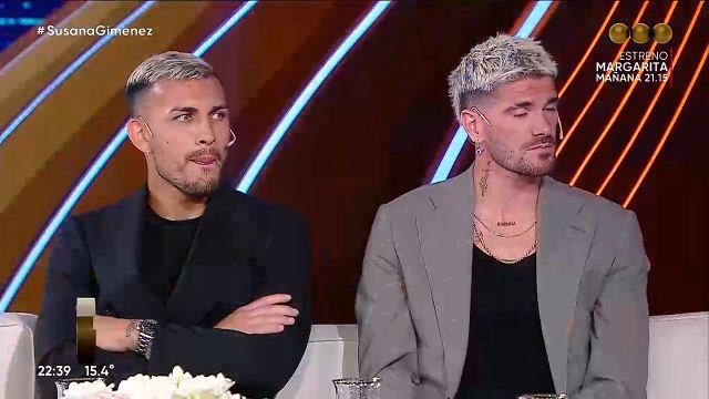 Leandro Paredes le reveló a Susana Giménez que está esperando un bebé: Todavía no...