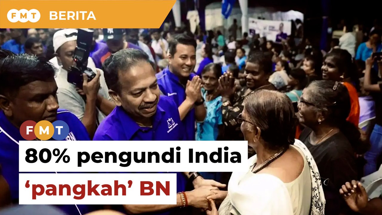 PRK Mahkota: MIC dakwa hampir 80% pengundi India sokong BN
