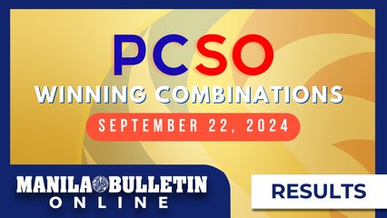 Lotto Draw Results, September 22, 2024 | Ultra Lotto 6/58, Super Lotto 6/49, Lotto 6/42, 3D, 2D