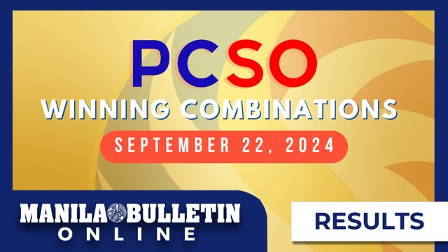 Lotto Draw Results, September 22, 2024 | Ultra Lotto 6/58, Super Lotto 6/49, Lotto 6/42, 3D, 2D