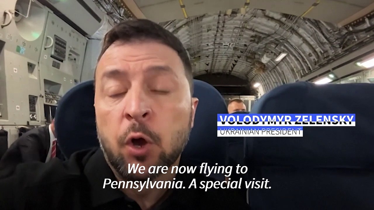 Zelensky flies to US to present 'victory plan'...