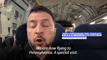 Zelensky flies to US to present 'victory plan' to Biden