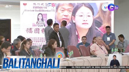 Alice Guo, hindi alam ang tungkol sa matrix ng Kamara na nagpapakitang sangkot umanao siya sa POGO at Chinese triad, ayon sa kaniyang abogado | Balitanghali