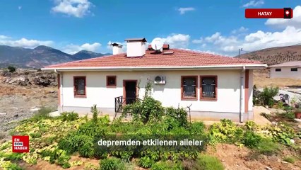 Hatay'da köy evleri tamamlandı