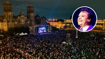 Juan Gabriel abarrota el Zócalo de la CDMX con la proyección de 'Mis 40 en Bellas Artes'