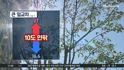 [날씨]10도 안팎 일교차…높고 푸른 가을 하늘