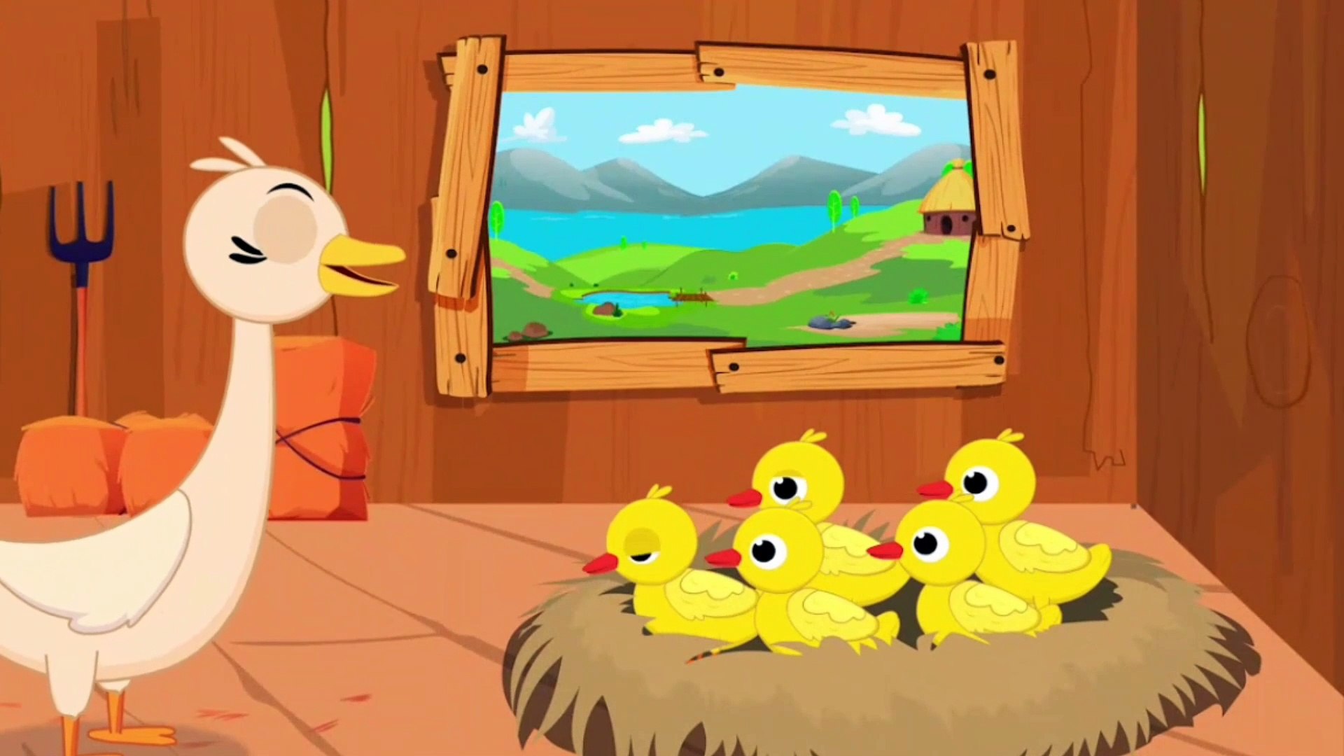 ⁣Five Little Ducks | Kids Songs |  Songs
