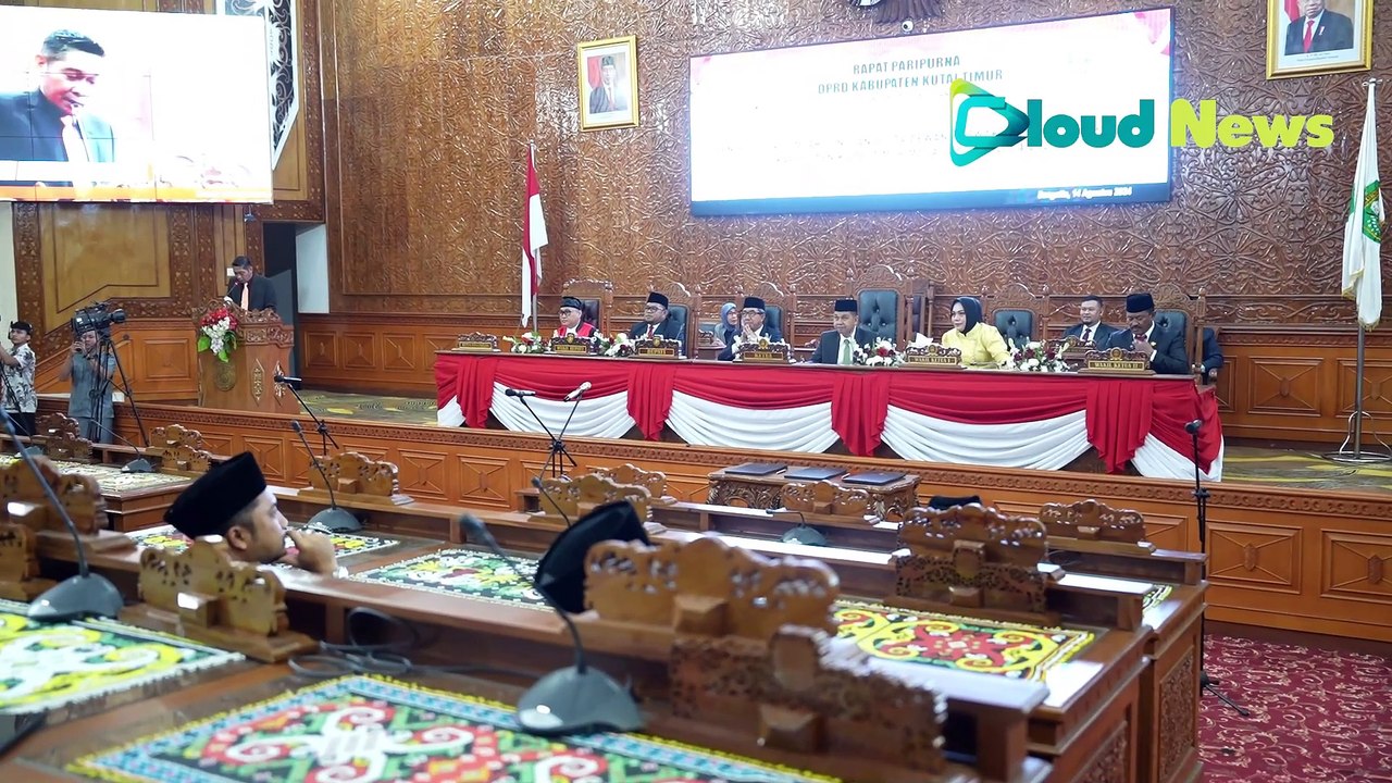 Pelantikan DPRD Kabupaten Kutim Periode 2024 - 2029