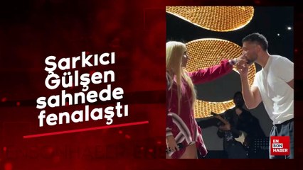 Şarkıcı Gülşen sahnede fenalaştı