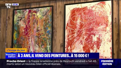 En Allemagne, ce petit garçon de 3 ans vend des peintures... à 15.000 euros