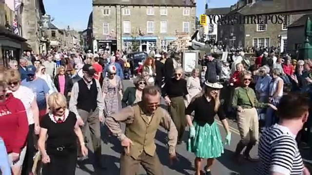 Grassington 1940s Weekend 2024: Stunning photos show enthusiastic visitors dressed up in vintage costumes as Yorkshire event attracts hundreds of people