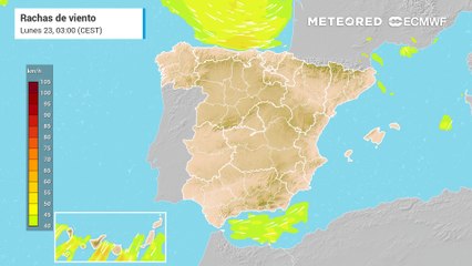 Temporal otoñal para los próximos días: rachas previstas