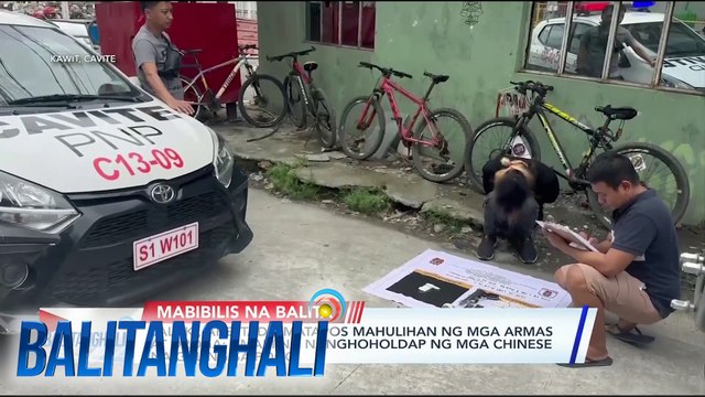 Lalaki, arestado matapos mahulihan ng mga armas at droga; umaming nanghoholdap ng mga Chinese na galing sa POGO | Balitanghali
