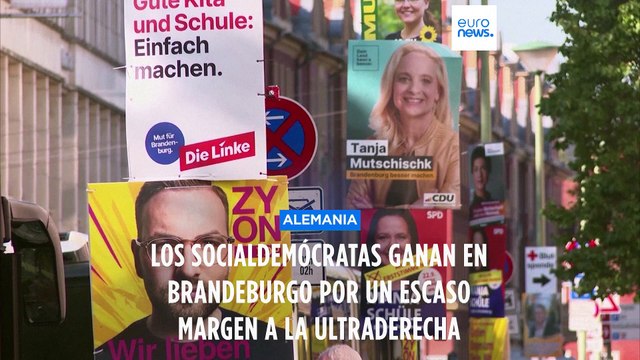 Los socialdemócratas ganan en Brandeburgo por un escaso margen a la ultraderecha