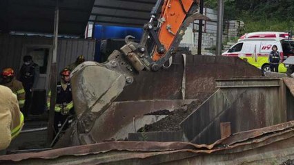 태백에서 건설폐기물 파쇄기에 매몰된 70대 숨져 / YTN