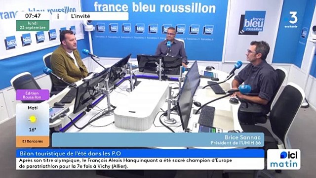 Quel bilan pour cet été ? Brice Sannac, président de l'UMIH 66, invité de France Bleu Roussillon