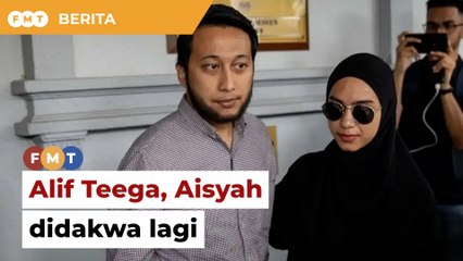 Alif Teega, Aisyah Hijanah didakwa salah guna wang derma RM1.5 juta